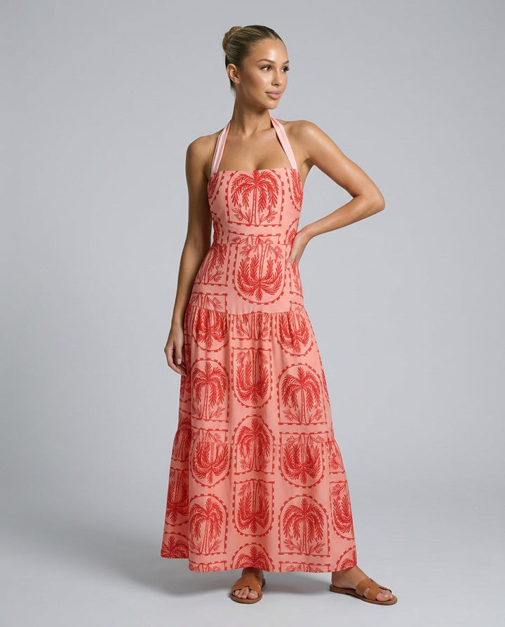Serena | Spaghetti Strap Low Back Maxi Dress