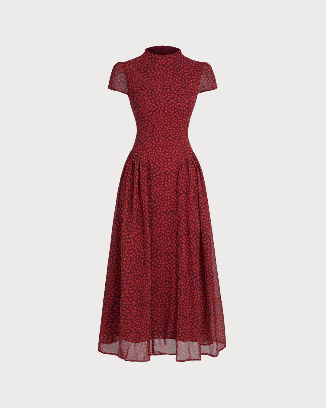 Rosetta | Cap Sleeve Floral Maxi Dress