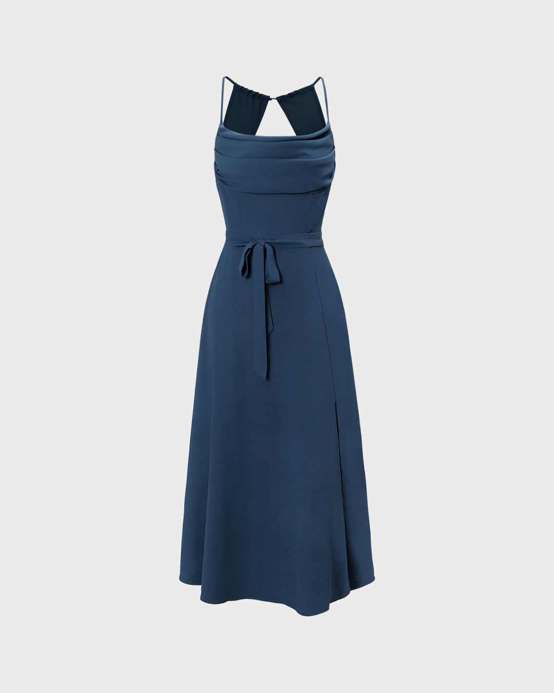 Margot | Cowl Neck Cutout Back Maxi Dress