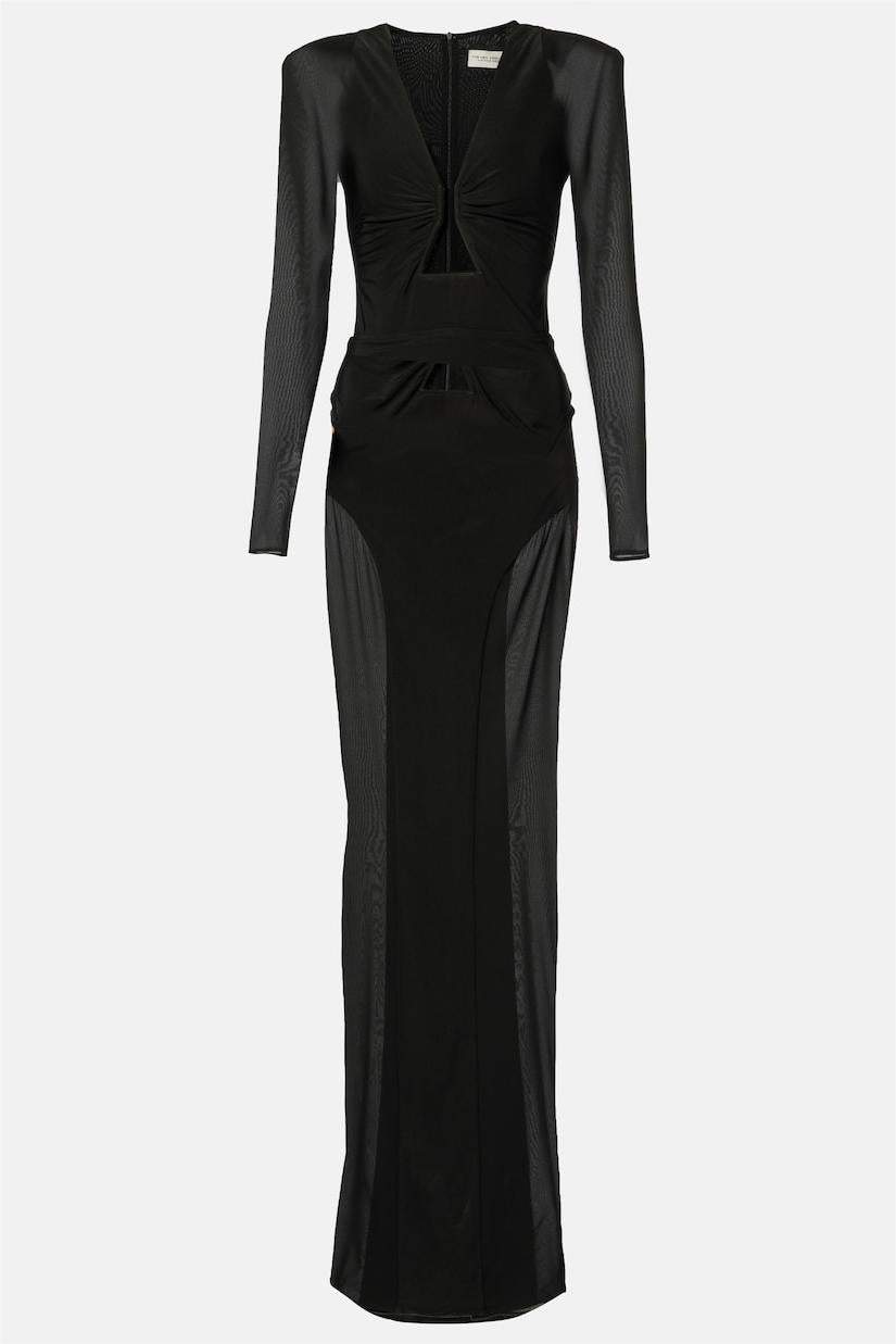 Maeve | Cut-Out Long Sleeve Maxi Dress