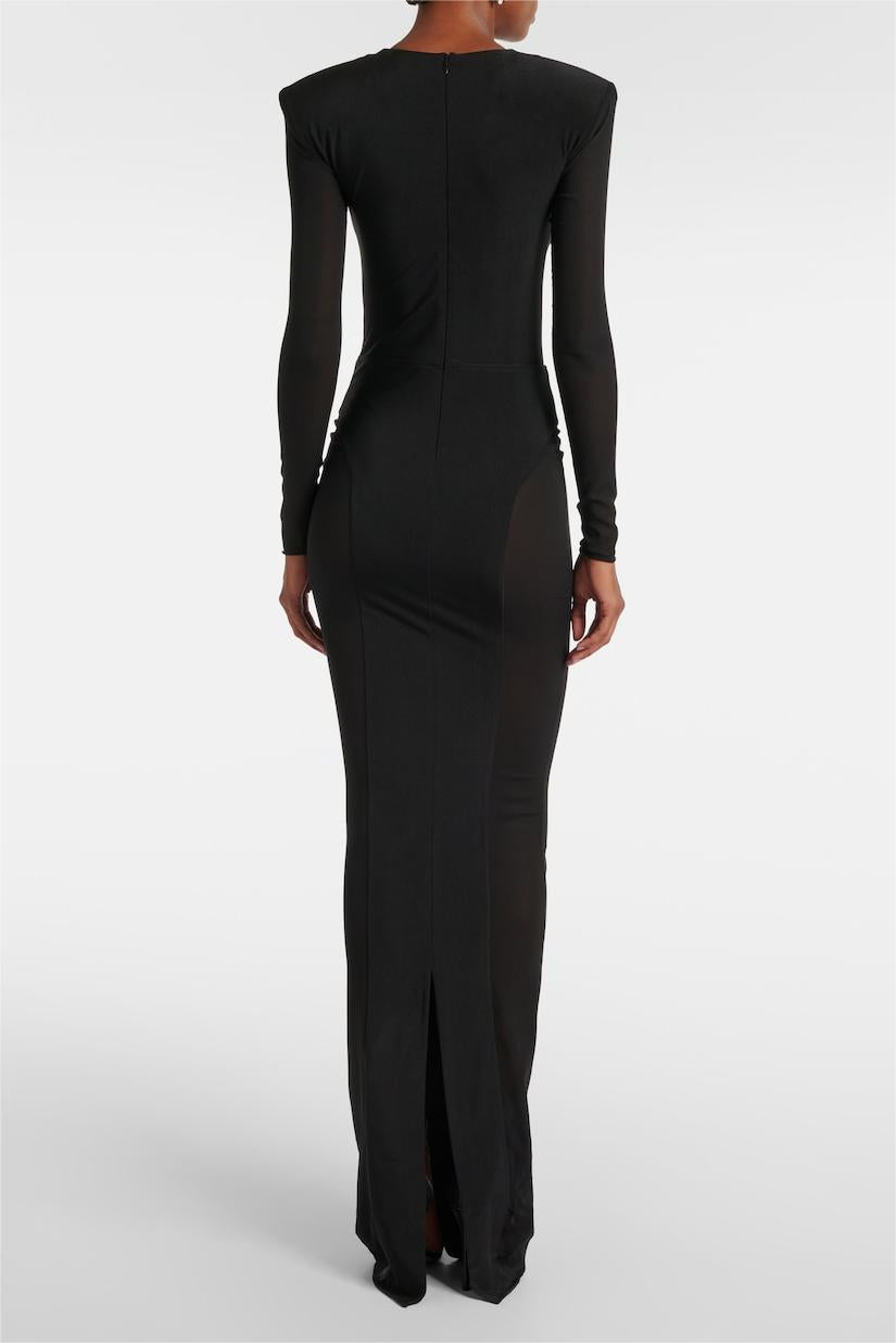 Maeve | Cut-Out Long Sleeve Maxi Dress
