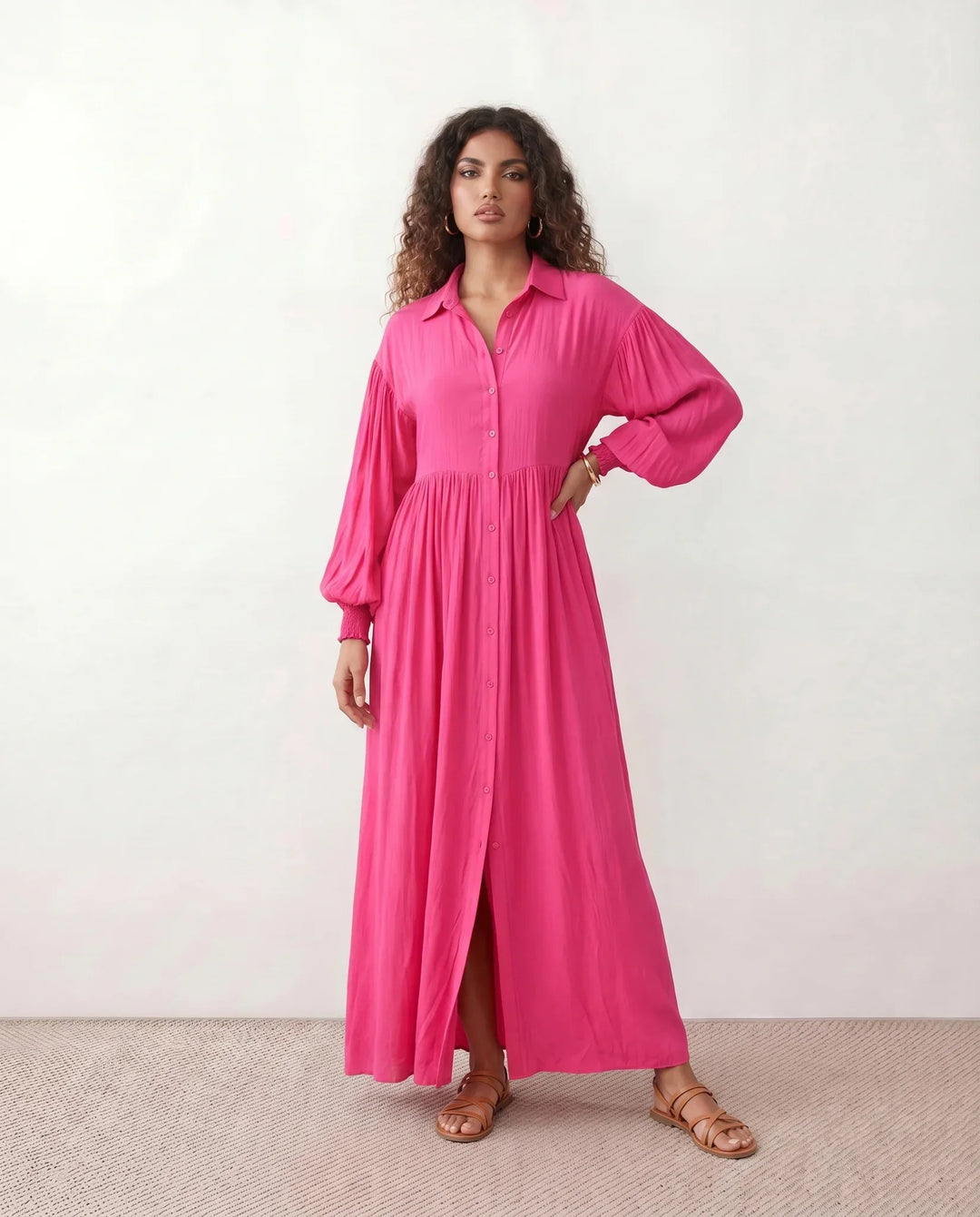 Greta | Front Slit Maxi Dress