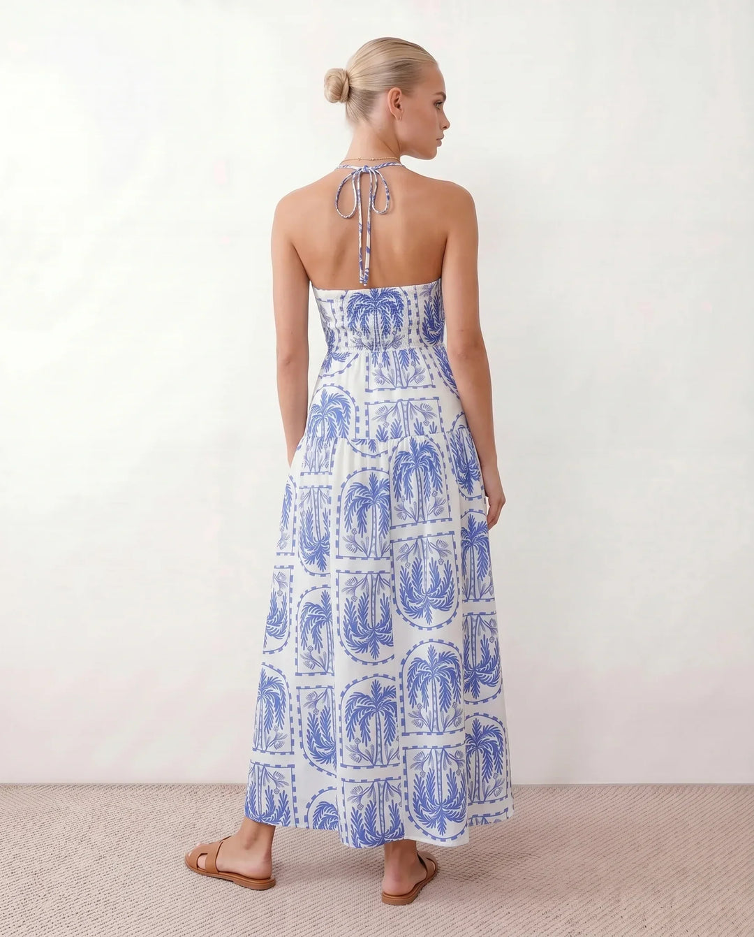 Serena | Spaghetti Strap Low Back Maxi Dress