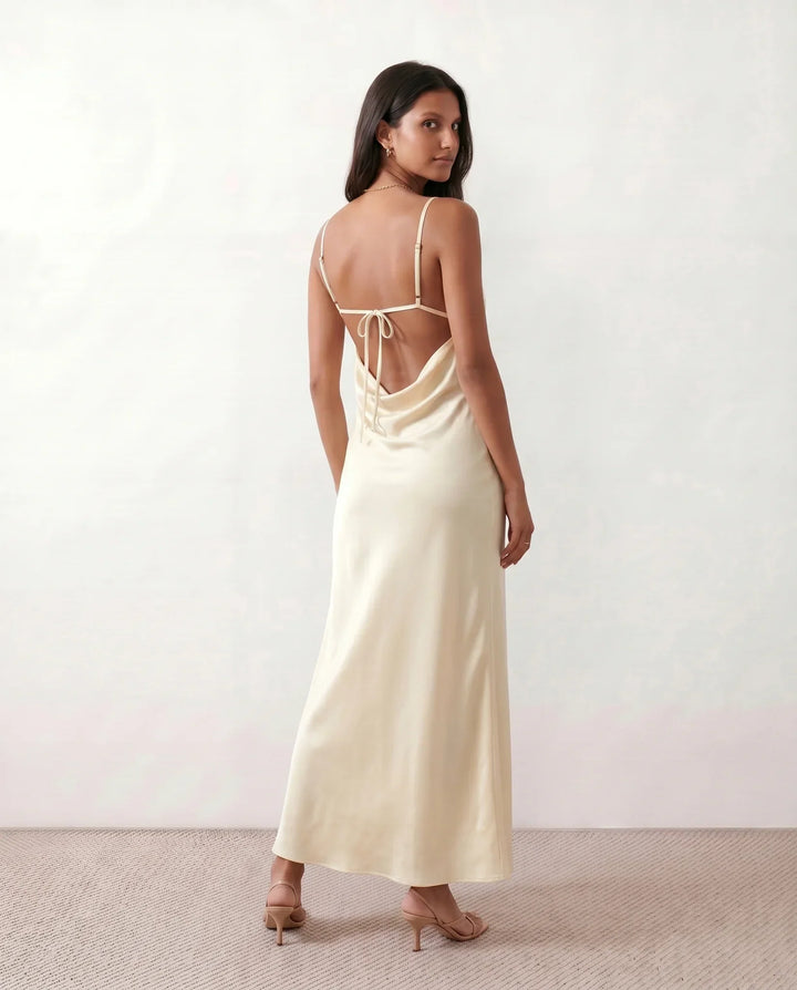 Serafine | Satin-Look Slip Maxi Dress