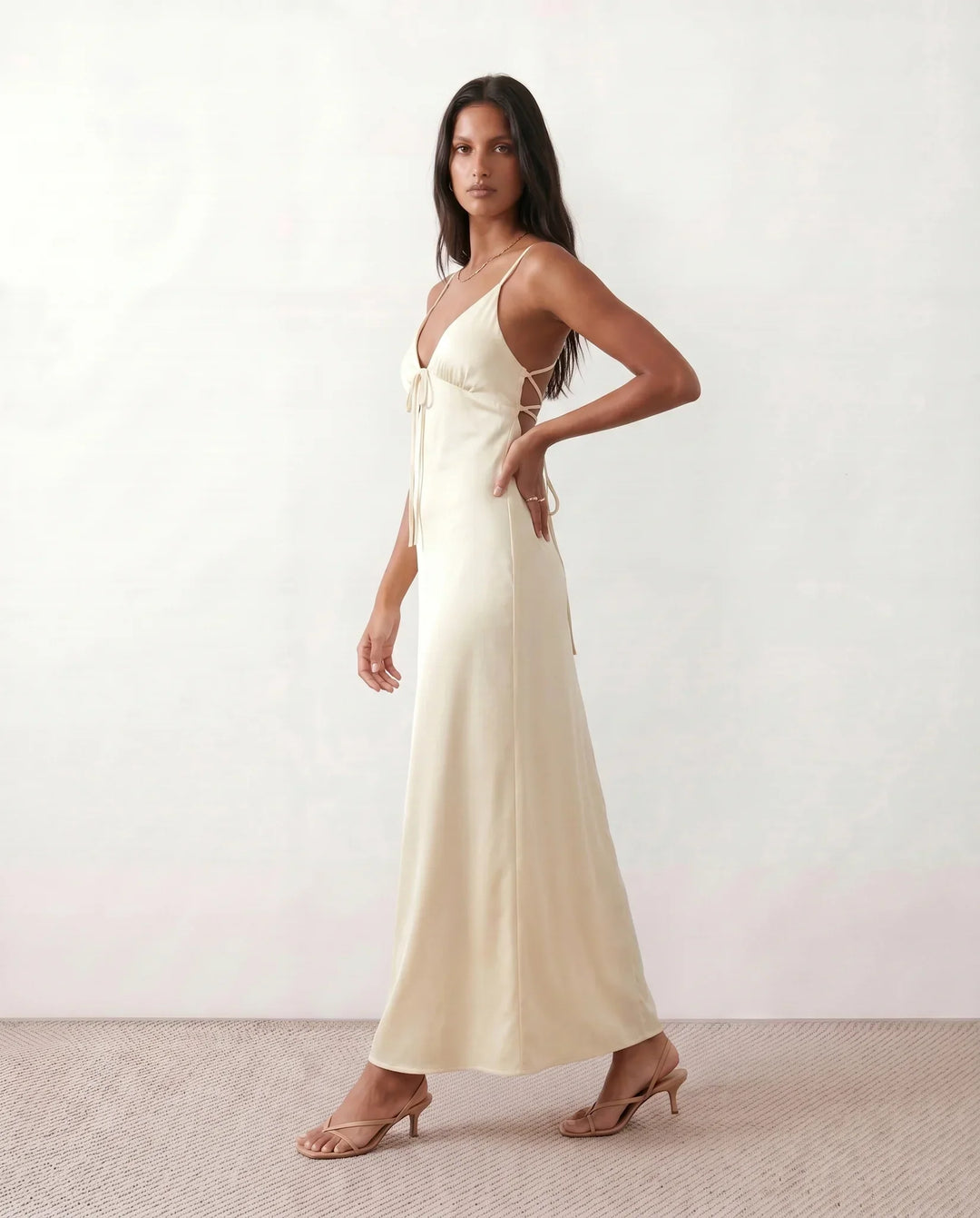 Serafine | Satin-Look Slip Maxi Dress