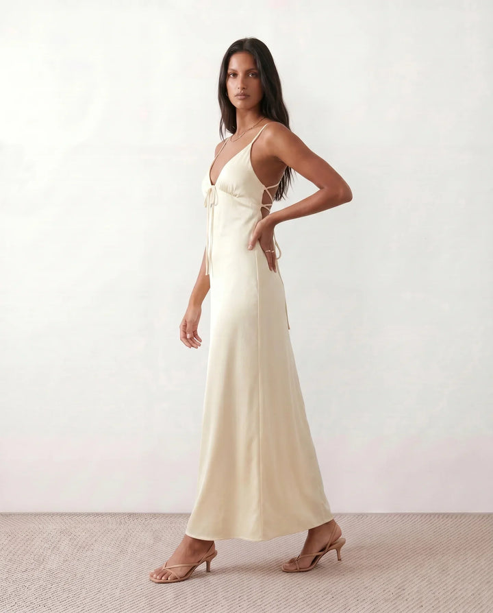 Serafine | Satin-Look Slip Maxi Dress