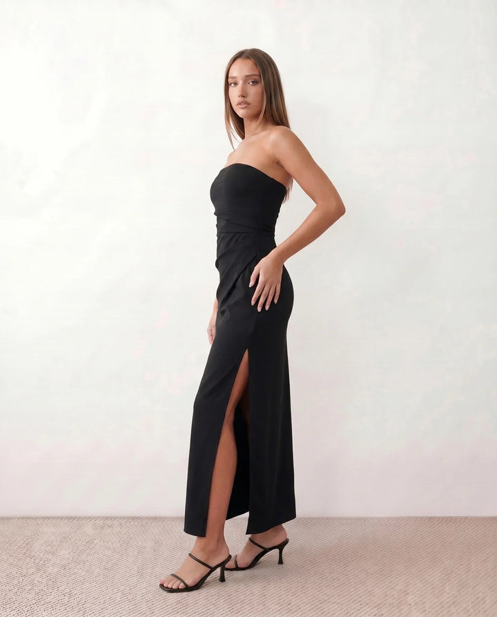 Lucia | Strapless Fitted Maxi Dress