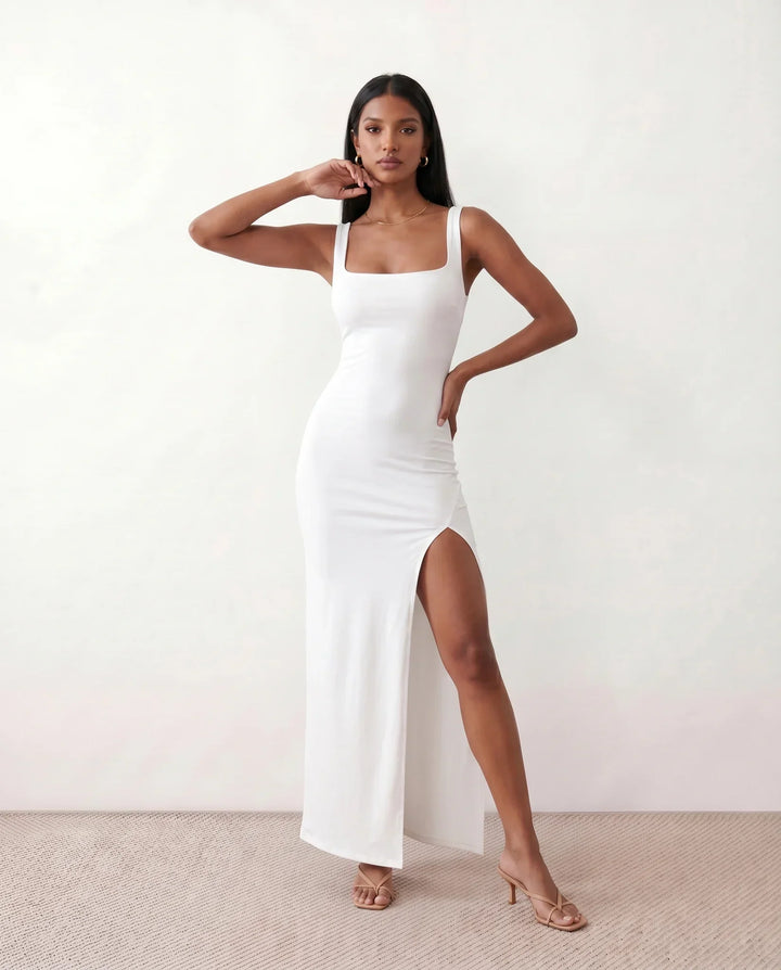 Esme | Open Back Fitted Maxi Dress