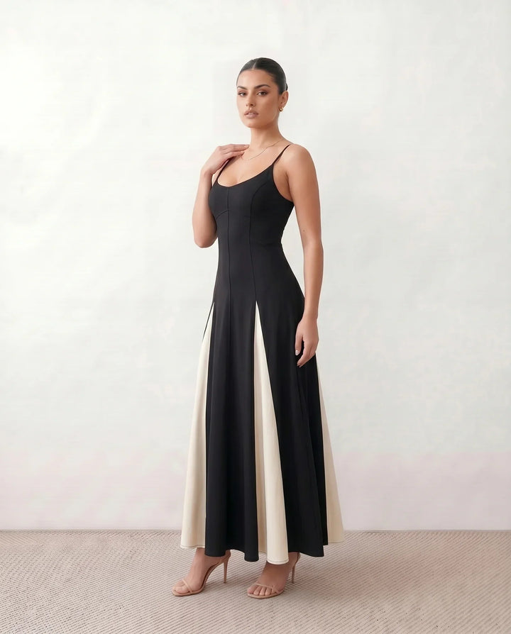 Josie | Spaghetti Strap Low Back Maxi Dress