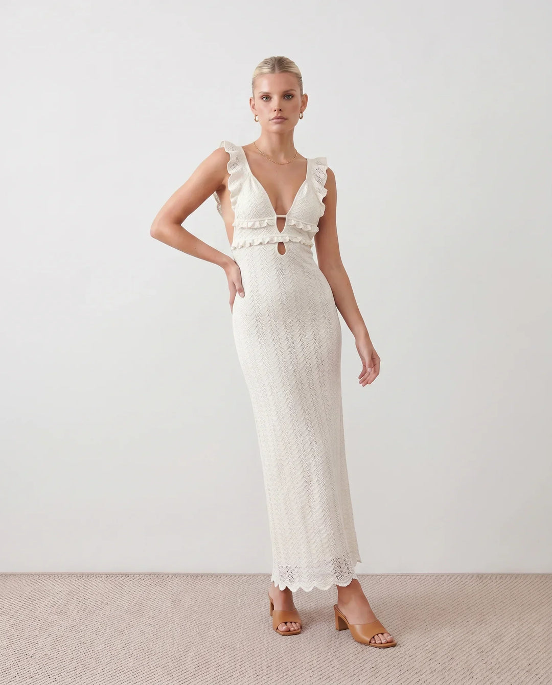 Raluca | Crochet Mermaid Maxi Dress