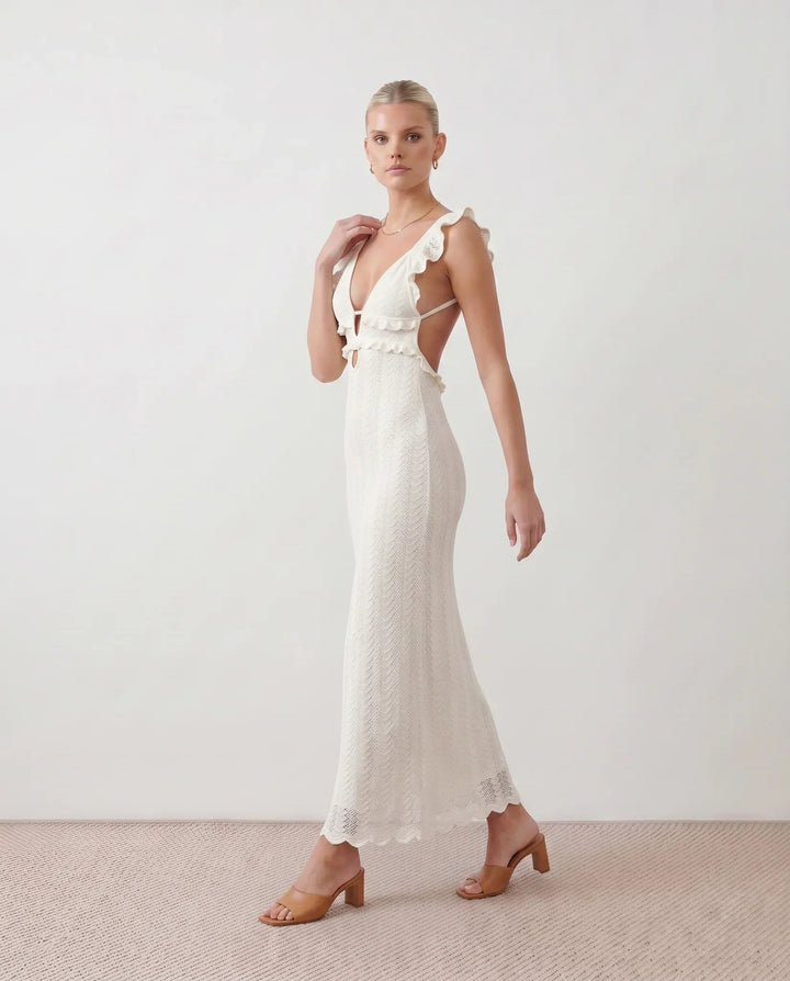 Raluca | Crochet Mermaid Maxi Dress