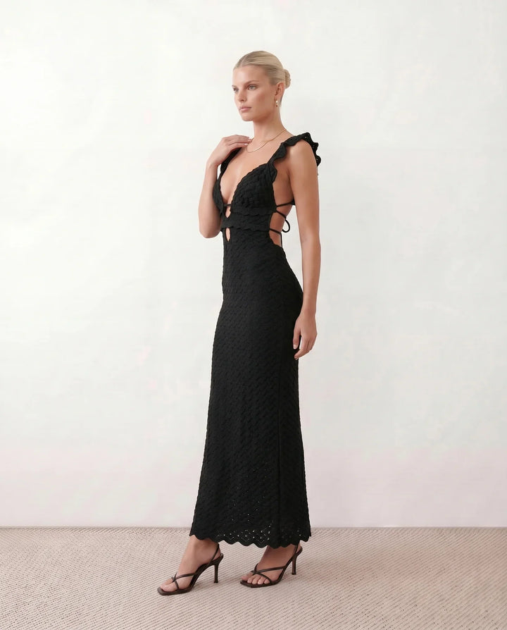 Raluca | Crochet Mermaid Maxi Dress