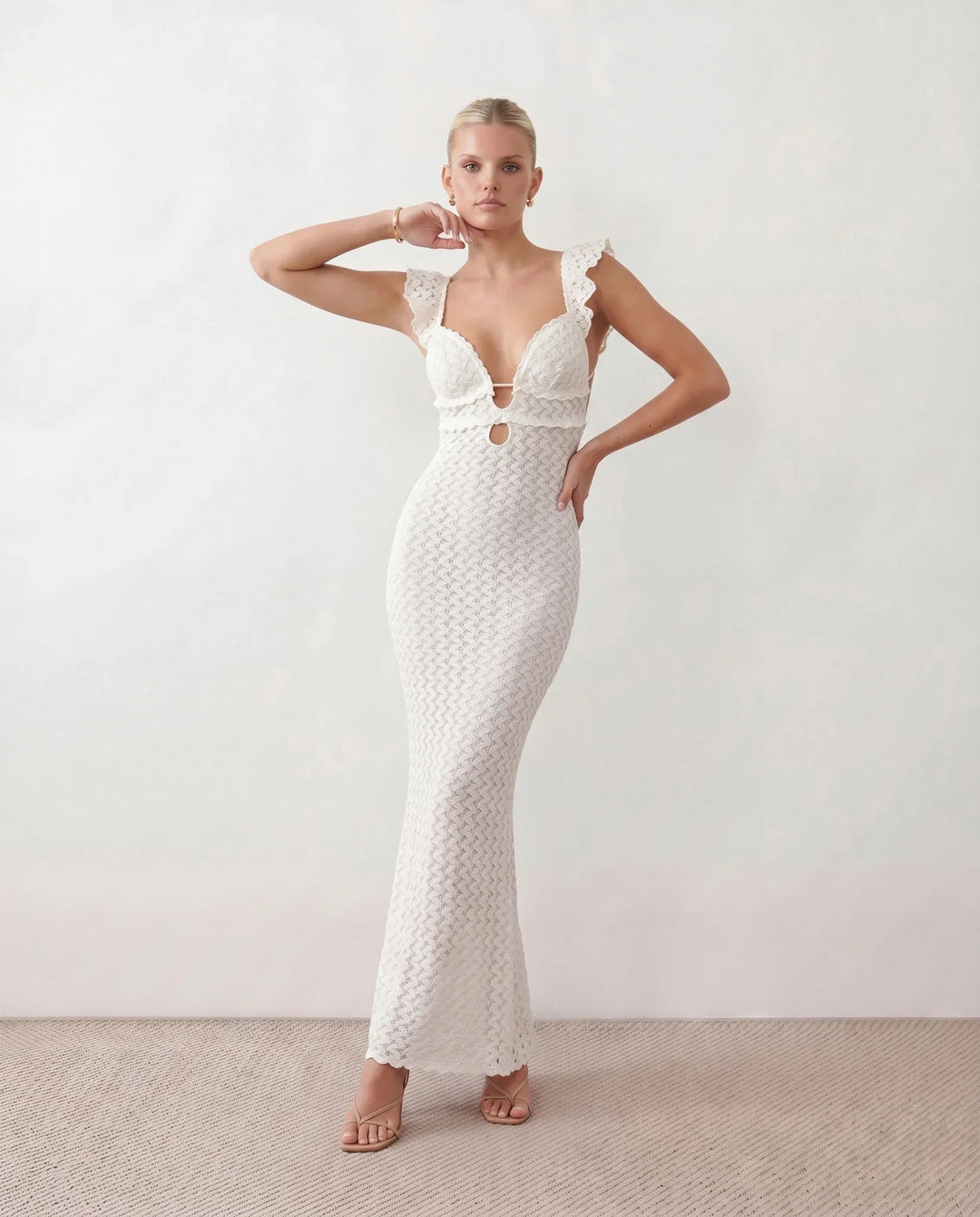 Raluca | Crochet Mermaid Maxi Dress
