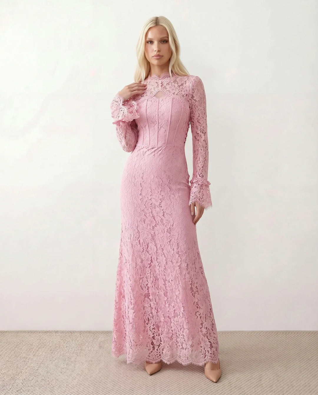 Kaia | Lace Mermaid Maxi Dress