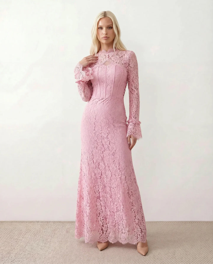 Kaia | Lace Mermaid Maxi Dress