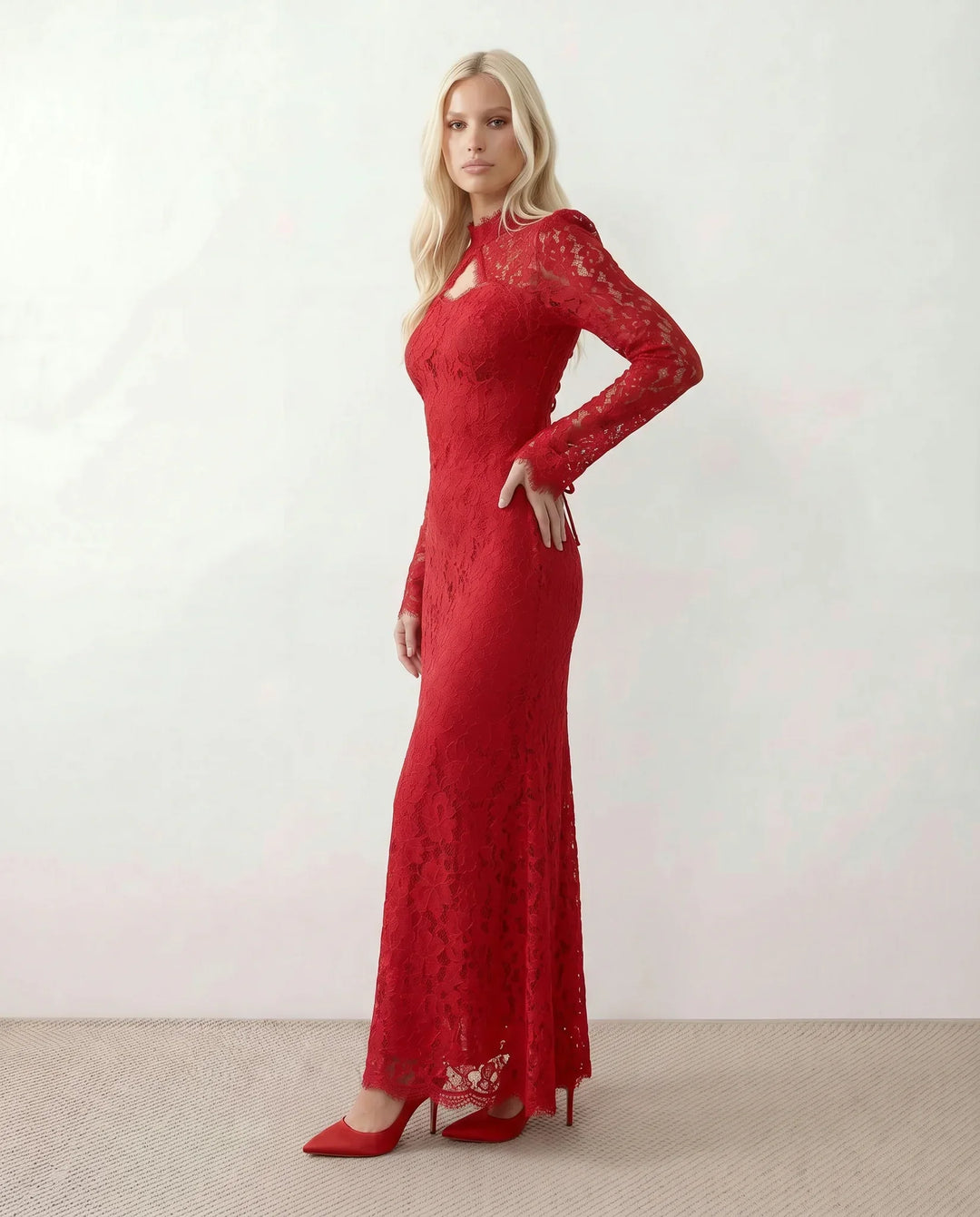 Kaia | Lace Mermaid Maxi Dress