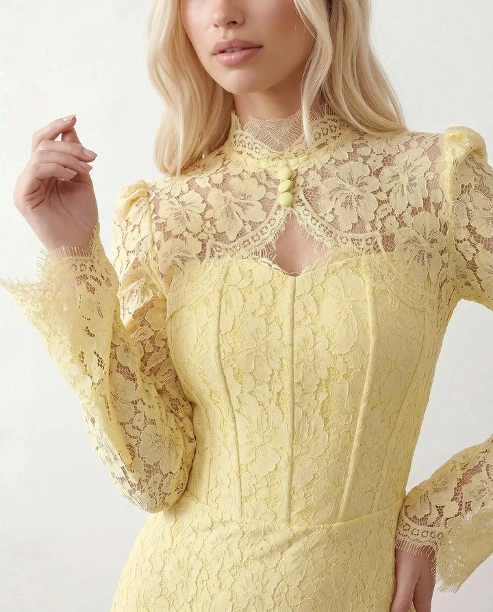 Kaia | Lace Mermaid Maxi Dress
