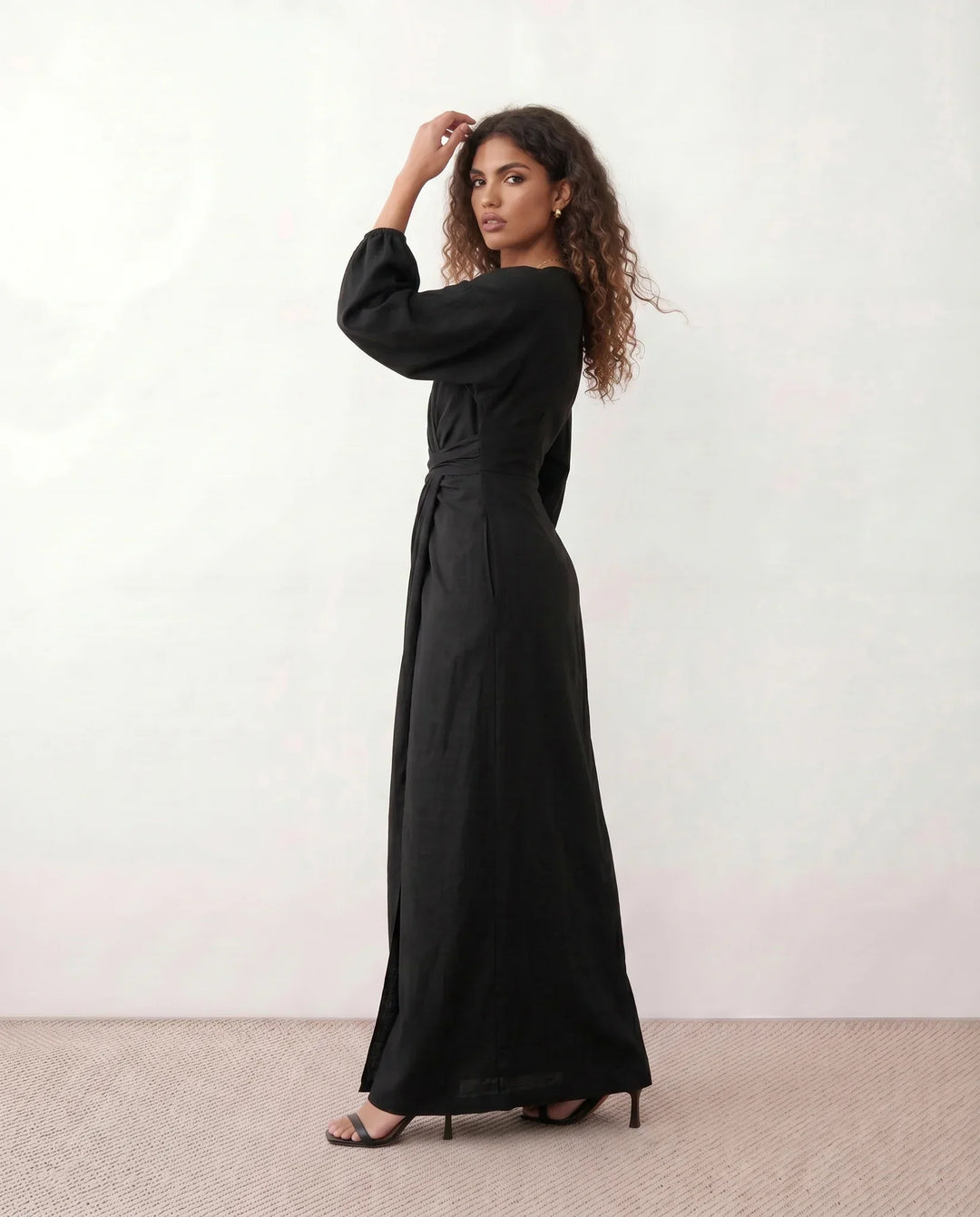 Tamsin | Tie-Back Wrap Maxi Dress