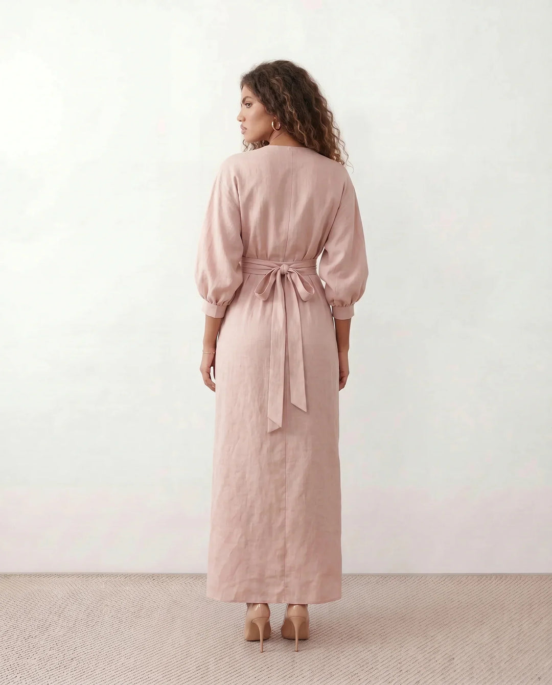Tamsin | Tie-Back Wrap Maxi Dress