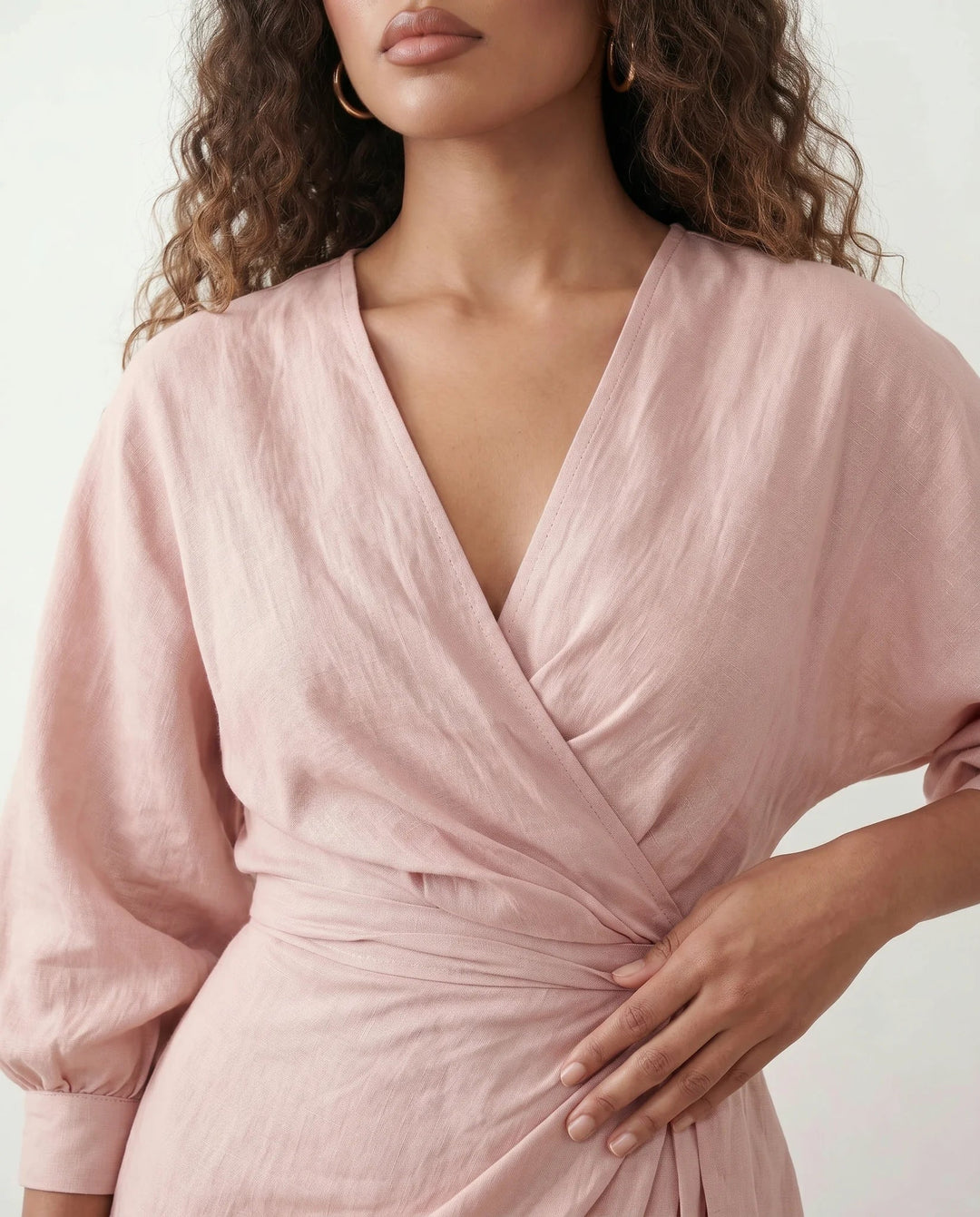 Tamsin | Tie-Back Wrap Maxi Dress