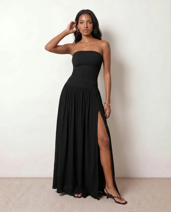 Zofia | Strapless A-Line Maxi Dress