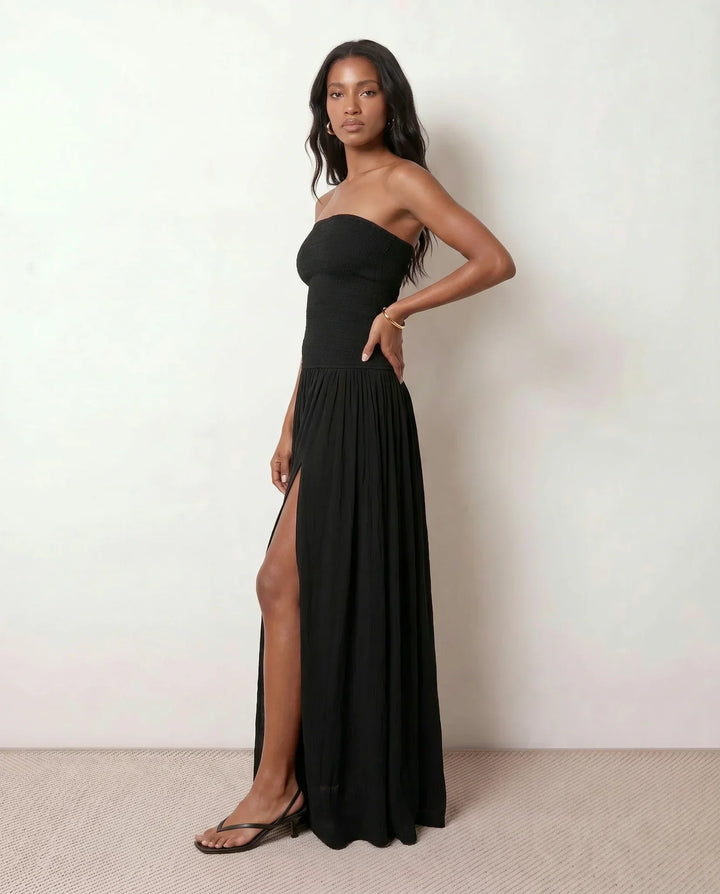 Zofia | Strapless A-Line Maxi Dress