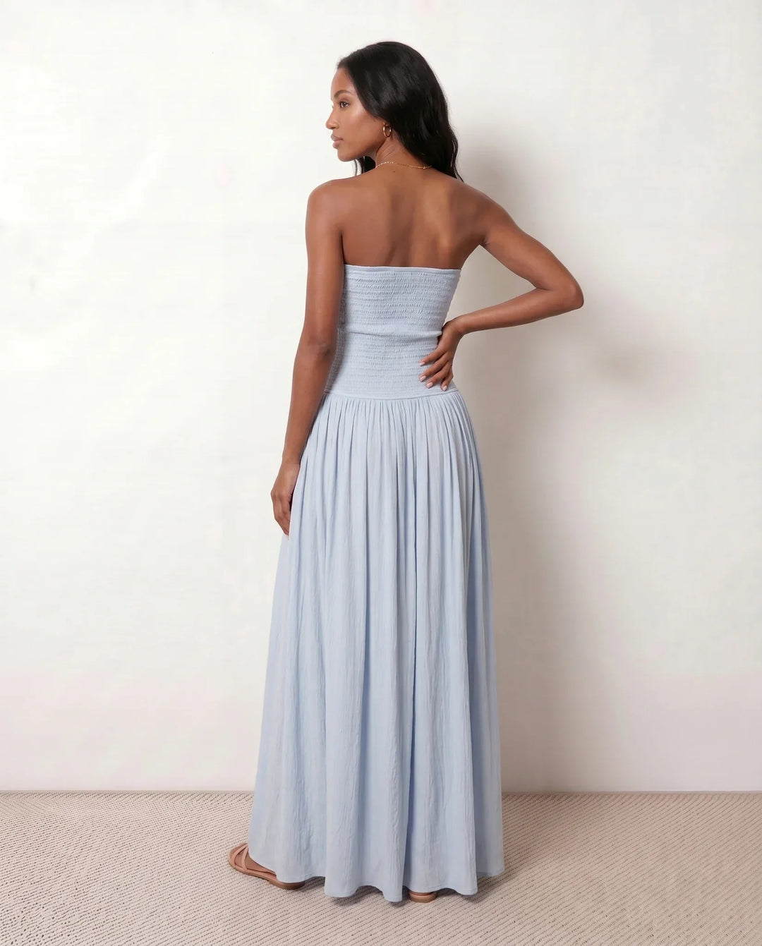 Zofia | Strapless A-Line Maxi Dress