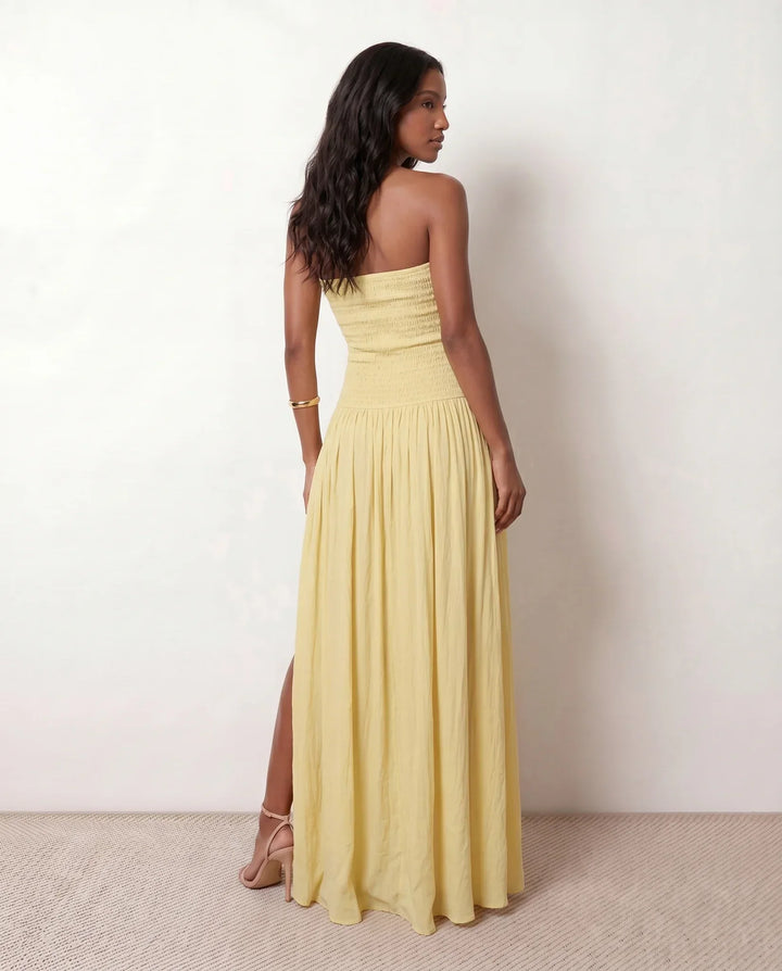 Zofia | Strapless A-Line Maxi Dress