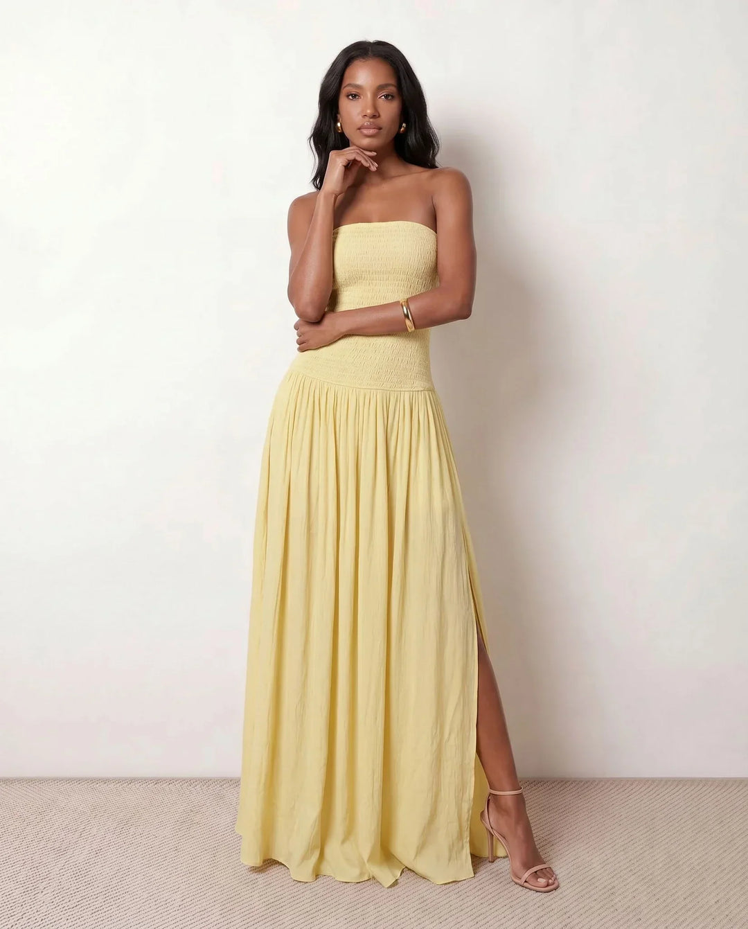 Zofia | Strapless A-Line Maxi Dress