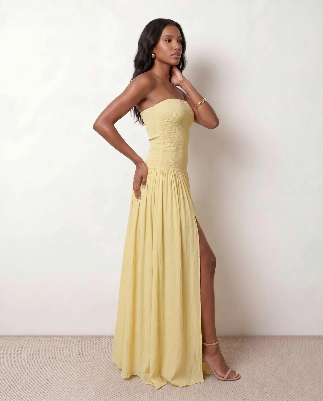 Zofia | Strapless A-Line Maxi Dress