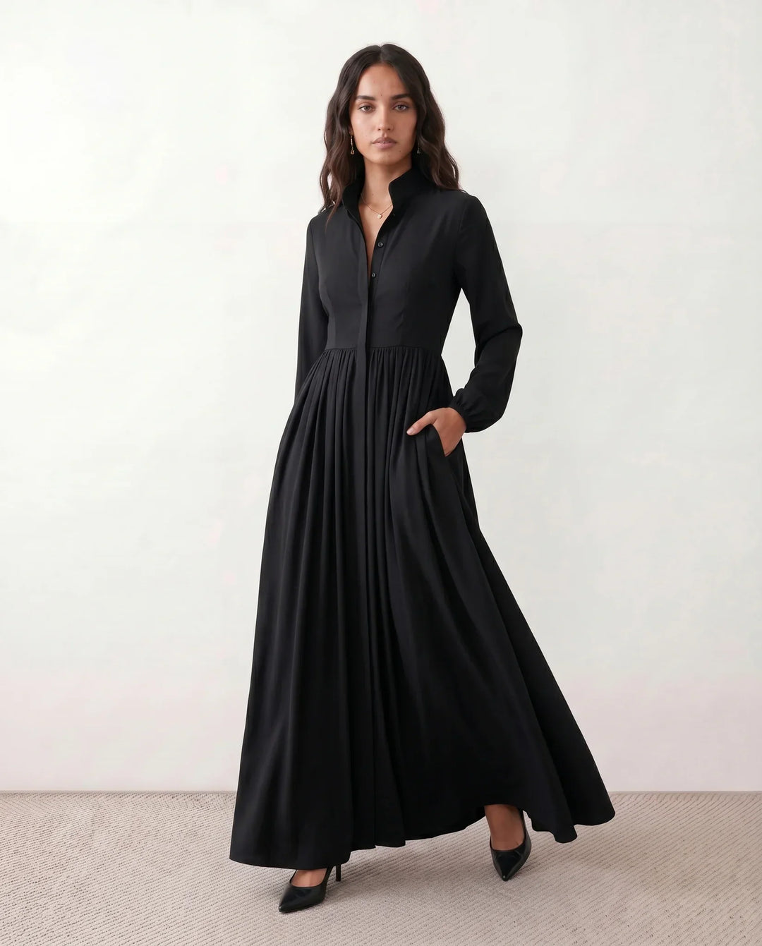 Raissa | Button Front Maxi Dress