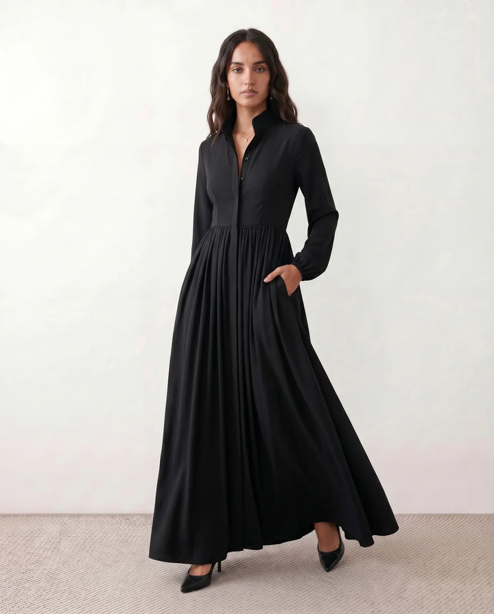 Raissa | Button Front Maxi Dress