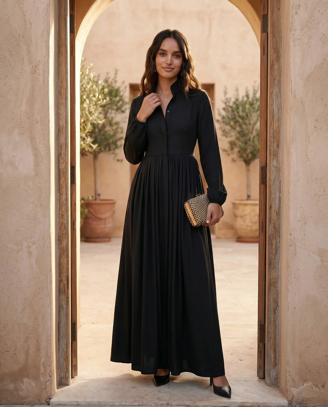 Raissa | Button Front Maxi Dress