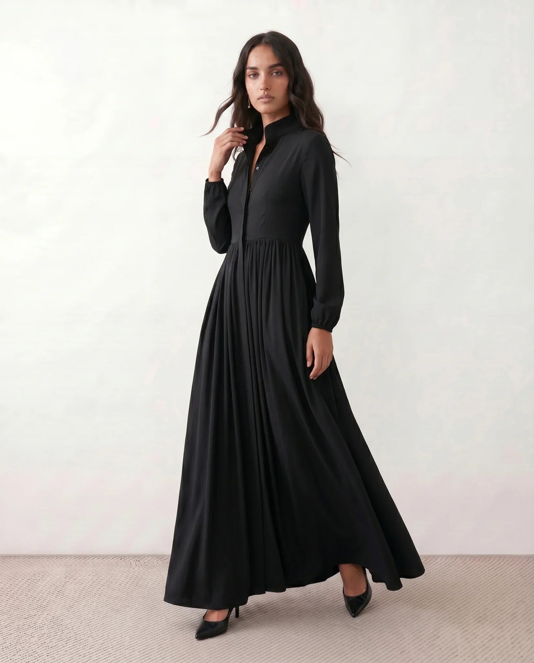 Raissa | Button Front Maxi Dress
