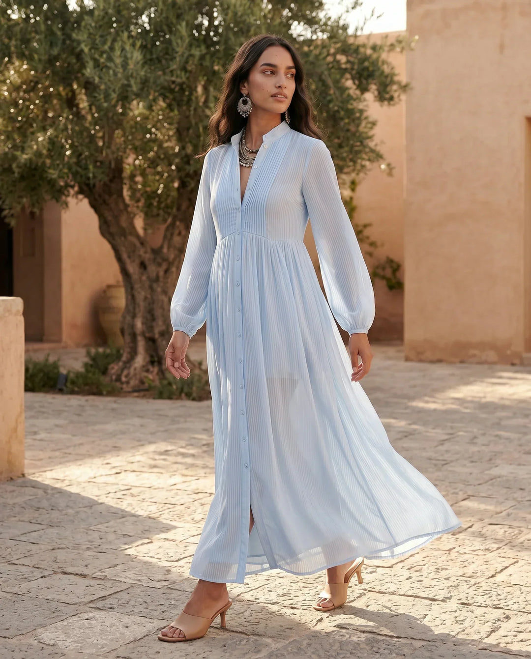 Raissa | Button Front Maxi Dress