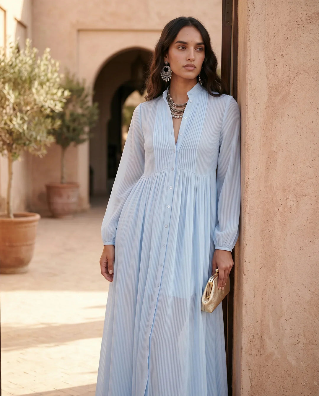 Raissa | Button Front Maxi Dress
