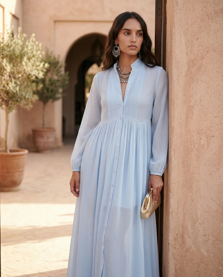 Raissa | Button Front Maxi Dress