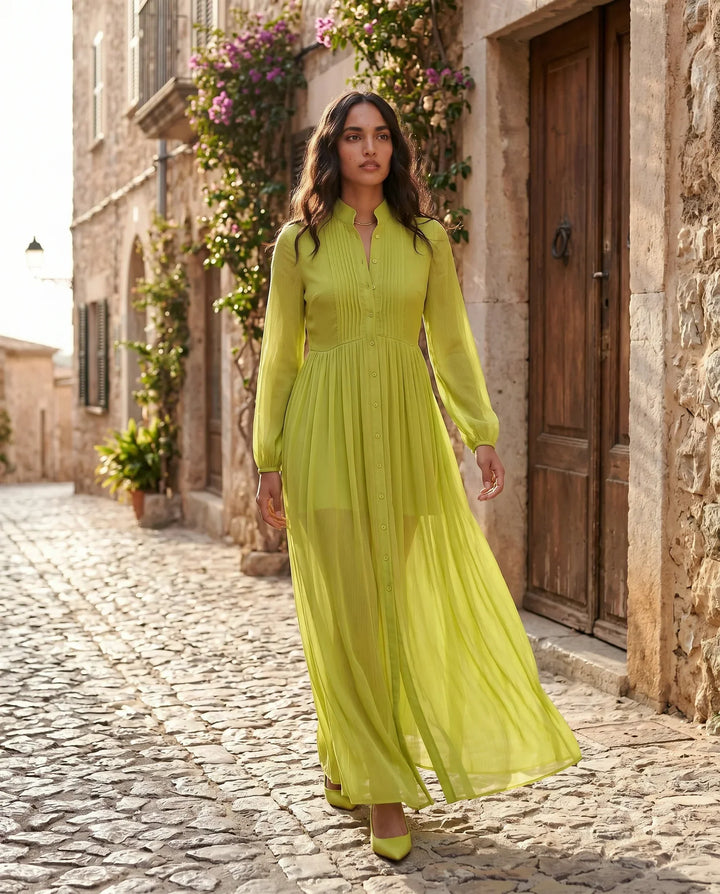 Raissa | Button Front Maxi Dress