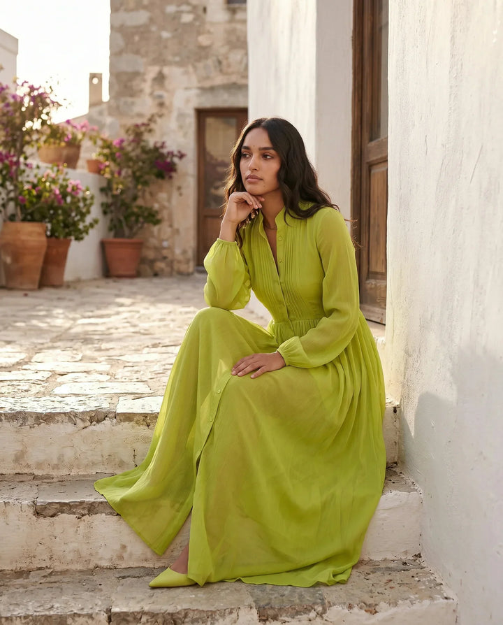 Raissa | Button Front Maxi Dress