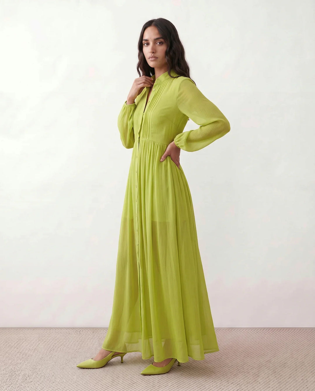 Raissa | Button Front Maxi Dress