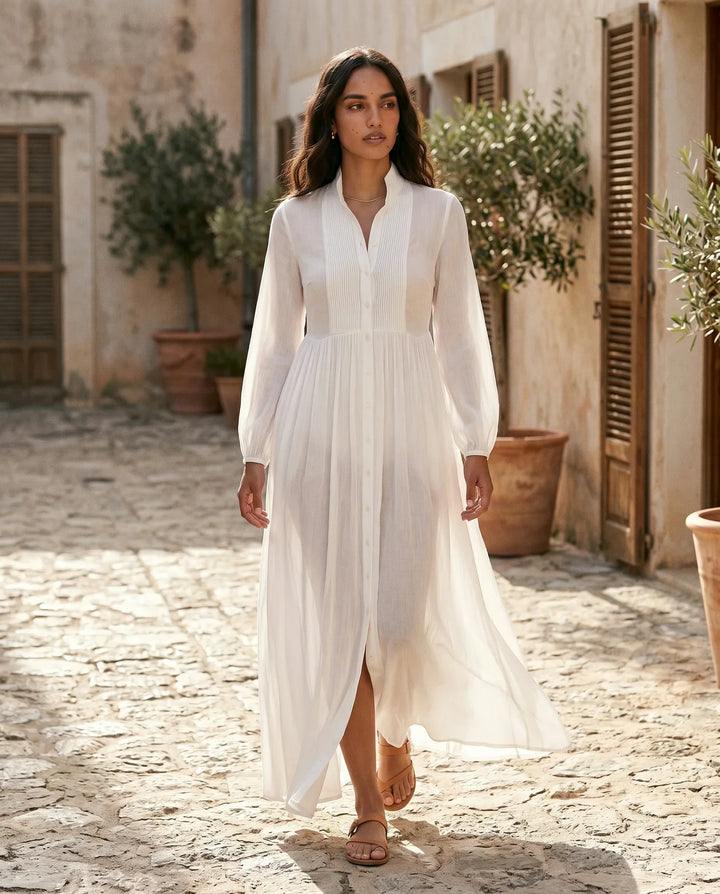 Raissa | Button Front Maxi Dress