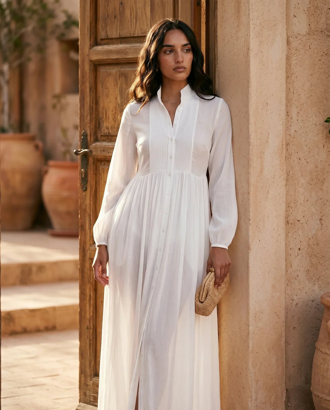 Raissa | Button Front Maxi Dress