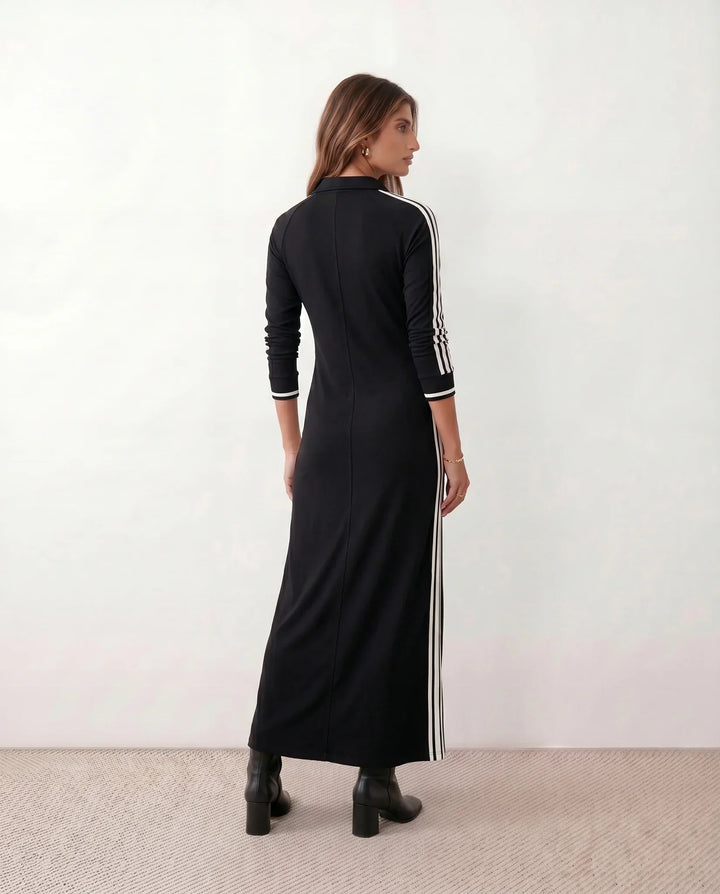Tatum | Striped Button-Front Maxi Dress