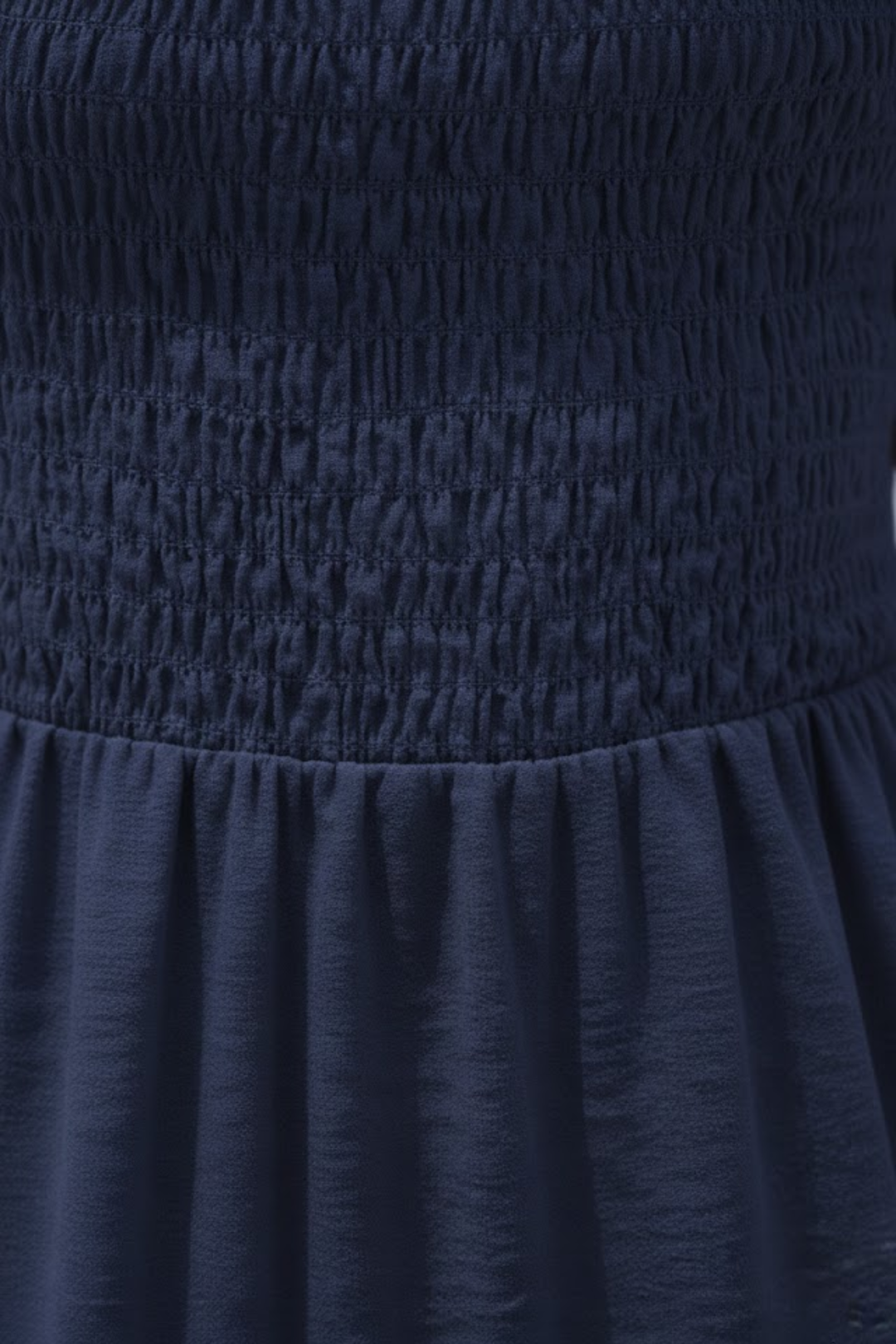 Evie | Midi Dress with Smocked Bodice