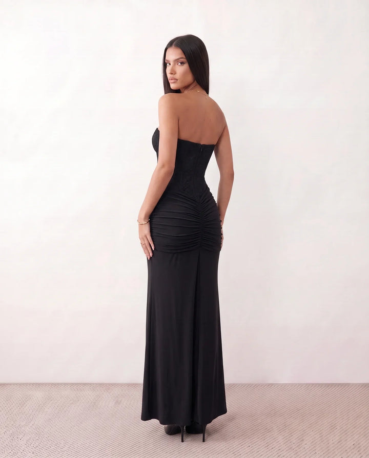 Ulrika | Strapless Sequined Maxi Dress