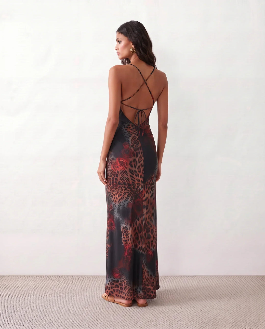 Adelia | Spaghetti Strap Slip Maxi Dress