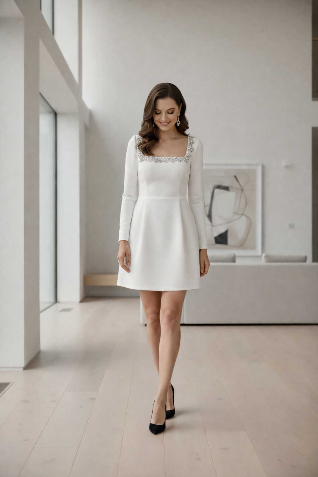 Odette | Velvet Mini Dress