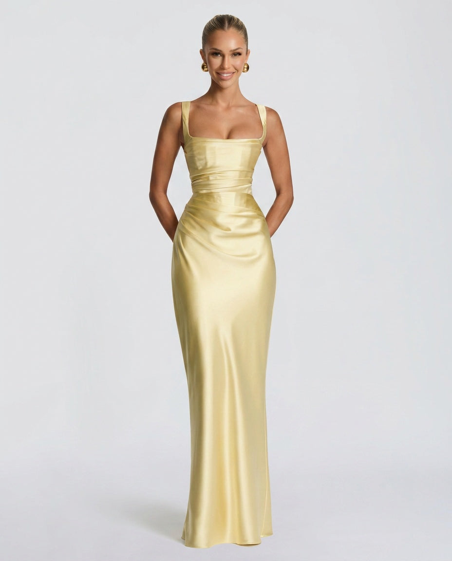 Calanthe | Sleeveless Sequin Maxi Dress