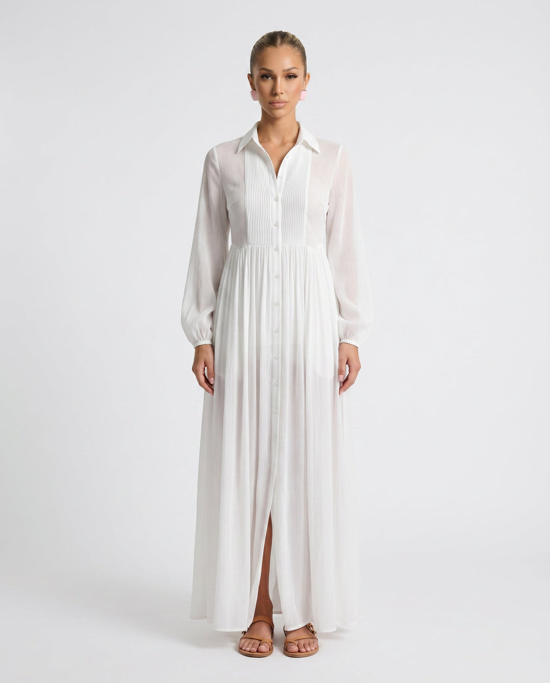 Raissa | Button Front Maxi Dress