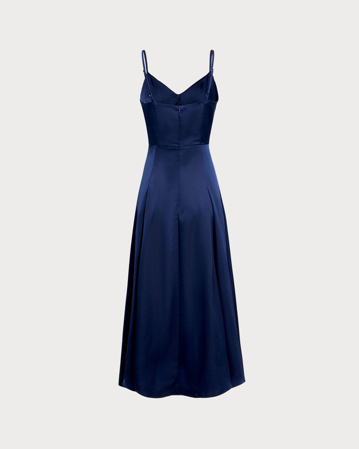 Vera | Spaghetti Strap A-Line Slip Maxi Dress